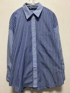 ZARA ストライプポプリンシャツ