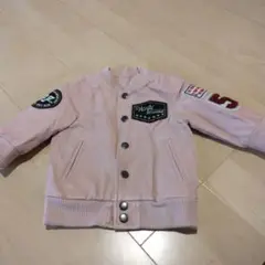 ピンク ボタン付きジャケット