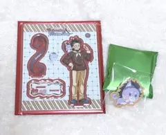 【2点セット】鬼滅の刃 バレンタイン アクリルスタンド バッジ 不死川玄弥