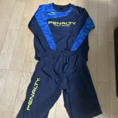 PENALTY 中綿入りピステ　上下セット PENALTY ピステ上下セット XOサイズ ネイビー - メルカリ