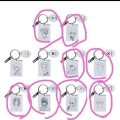 HUNTER×HUNTER ジャンプフェスタ　クリアベースキーホルダー　8種