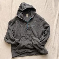 80s~90s L.L.BEAN スナップT フリース フーディー