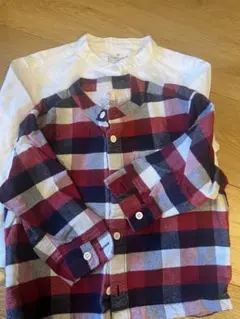 長袖シャツ 100cm 2枚セット