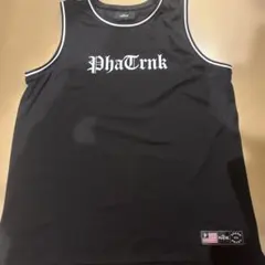 PhaTrnk ブラック タンクトップ　ノースリーブ　メッシユニフォームのサムネイル
