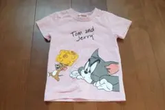 トムとジェリー Tシャツ 90サイズ ピンク