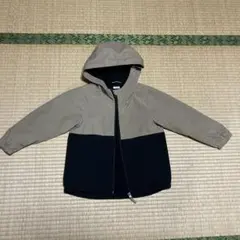 バイカラー フード付きジャケット