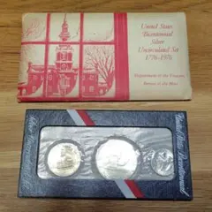 アメリカ建国200年記念セット【希少パッケージ】 アメリカ建国200年記念硬貨3枚セット|コレクターズショップ