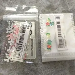 リボン お花 デコ ネイル パーツ セット♪