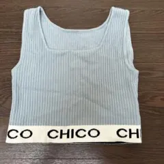 Chico ロゴ入り リブタンクトップのサムネイル