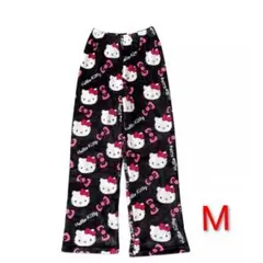 ハローキティルームウェアパンツMサイズ モコモコタイプ