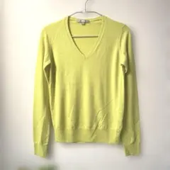 UNIQLO ユニクロVネックニット、セーター（Sサイズ）ウール100%
