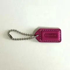 COACH コーチ　ロゴ バックチャーム　ローズピンクのサムネイル