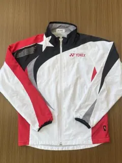YONEX ウォームアップウェア Sサイズ ホワイト/レッド/ブラック