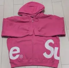 Supreme Big Logo ZipUp Hooded Sweatshirtのサムネイル