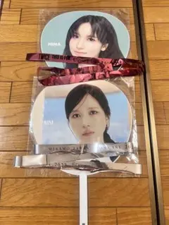 TWICE THIS IS FOR うちわミナ　銀テ付