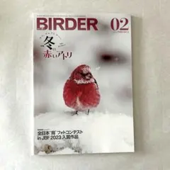 BIRDER 2024年2月号　特集冬の赤いアトリ　美品