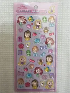 【正規品】ボンボンドロップシール　ディズニープリンセス
