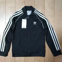 adidas ブラック ジャージ ジャケット 130