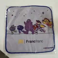 新品マクドナルド × Francfranc オリジナル ハンドタオル パープル
