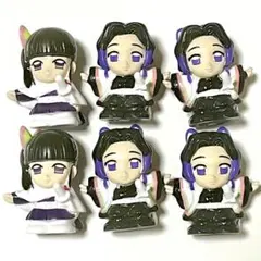 鬼滅の刃　ソフビ人形　マスコット　胡蝶しのぶ　　栗花落カナヲ