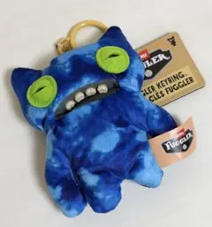 Fuggler Keyring ぬいぐるみキーホルダー ワイドアイブルー