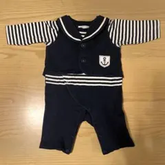 べべ ロンパース 70ネイビー