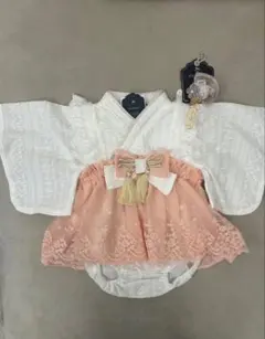 【新品タグ付き】 Cottoliコトリ ベビー袴　髪飾り　セット