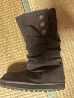 Skechers ブラウン ムートンブーツ 7.5