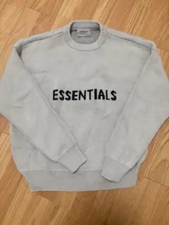 ESSENTIALS FEAR OF GOD セーターグレー コットン