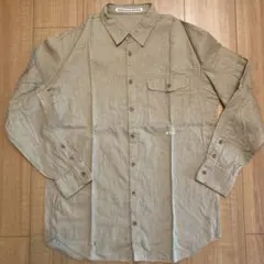 Mademoiselle NON NON ベージュ長袖シャツ