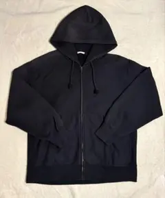 GU ヘビーウェイトスウェットフルジップパーカー ブラック