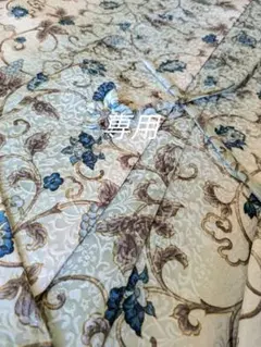 岡重更紗京友禅染め膝下ロングコートお仕立て上がり