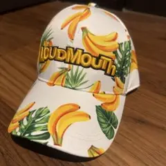 1回着用　LoudMouth バナナ柄 キャップ