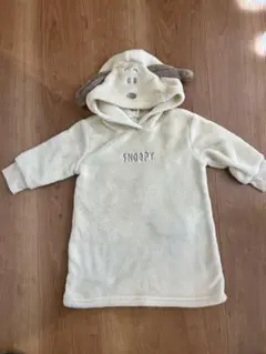 スヌーピー　フード付きロンパース 90cm