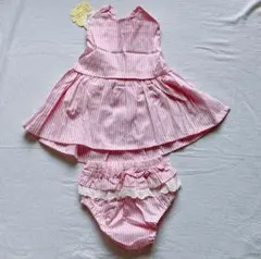 ワンピース ベビー 女の子 90 セットアップ パンツ ピンク 可愛い 夏 韓国