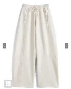 【値下げ‼️】2Wayカーブスウェットワイドパンツ