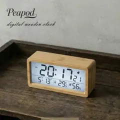 置時計　木製のサムネイル