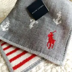 Ralph Lauren アンカー柄 ハンカチ