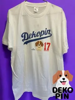 大谷翔平選手 Dekopin 17 半袖 Tシャツ ホワイト　M