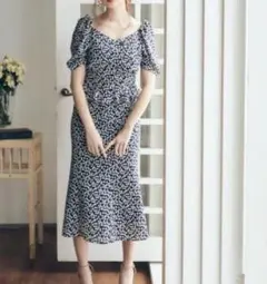 Herlipto Cherry Pattern Two Piece セットアップ Cherry Pattern Cache-Coeur One-Piece