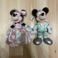 Disney ミッキー ミニー ウェディング ぬいぐるみ マスコット