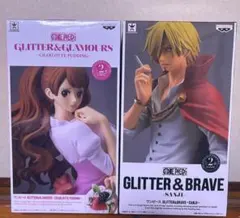ワンピース　サンジ　プリン　フィギュア　２点セット