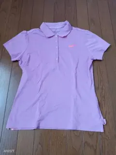 NIKE GOLF　ゴルフウエア　半袖　ポロシャツ　レディスXL　パープルカラー