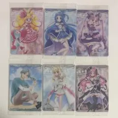 プリキュアカードウエハース 12 キミとアイドルプリキュア♪ 6枚セット