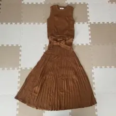 BEAMS HEART ノースリーブニットワンピース M