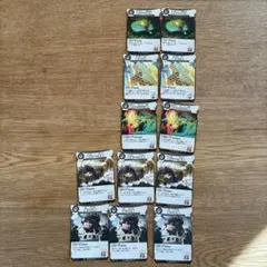 蟲神器　術カード　レア　ノーマル　12枚セット　トレーディングカードセット
