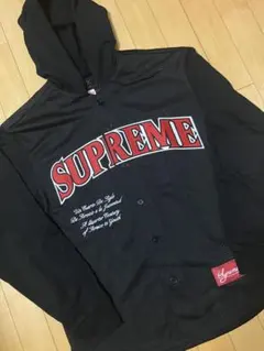 SUPREME 20SS Mesh Hooded Baseball ブラック Mesh Hooded L/S Baseball Jersey - Supreme