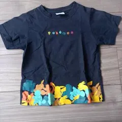Pokémon キッズTシャツ ブラック 110cm