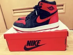 ナイキ ウィメンズ エアジョーダン1 ハイ OG サテンブレッド