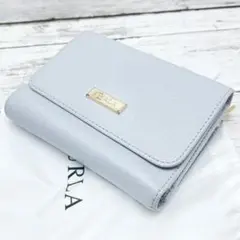 FURLA フルラ 3つ折り財布 ライトグレー レザーのサムネイル